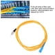 thumbnail image 2 of Lot de 5 câbles de raccordement à fibre optique monomode SC FC, 3 m, pour transmission réseau, 2 of 4