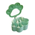 thumbnail image 3 of Caja de almacenamiento de especias con Base impermeable, 5 compartimentos para para restaurantes, hoteles, cafeterías, cafeterías, tiendas verde Macarena Especiero, 3 of 8