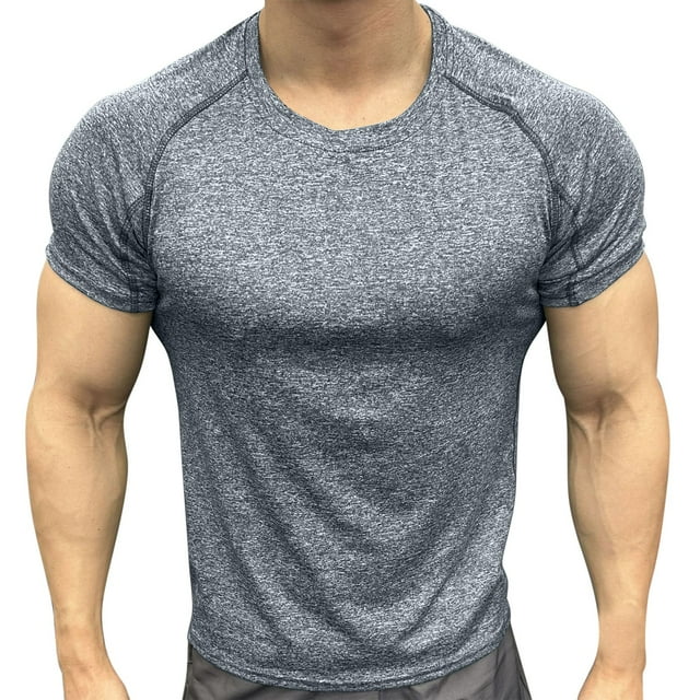 Running Shirts for Men Lightweigh Quick Dry Performance T-Shirt Moisture-Wicking Athletic Tee for Gym Workout Training