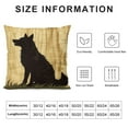 thumbnail image 6 of COMIO Cabin Wolf Pillow Case 2-Pack Short Plush Pillowcase (Universal 1) White, 6 of 6