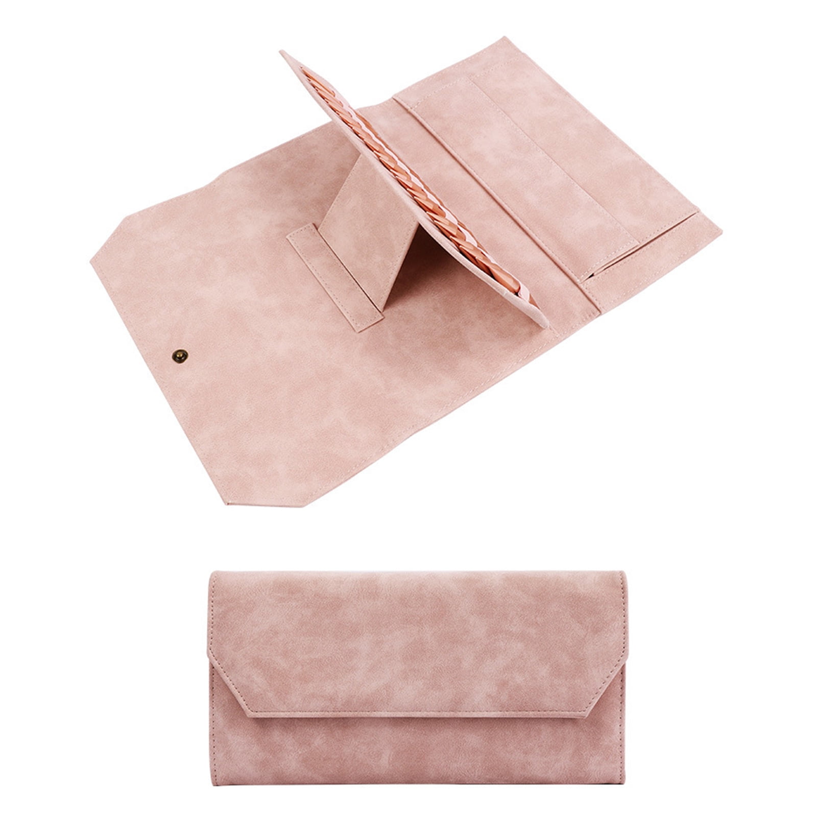 Empty Circular Knitting Needle Case with Multiple Elastic Slot Empty Crochet Hook Storage Bag Knitting Tool Organiser