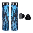 thumbnail image 2 of Bobasndm Bicycle Handle Bar Grips for MTB Bike,Super Soft Single-sided Locking Handlebar Cover for MTB,Texture Non-slip Cycling Accessories, 2 of 9