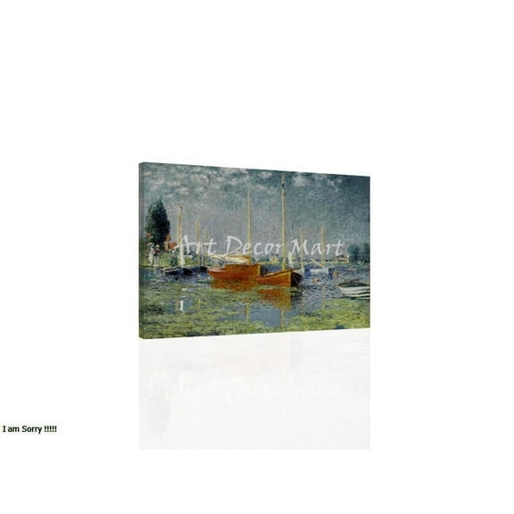 Argenteuil by Monet - CANVAS OR FINE PRINT WALL ART PRINT