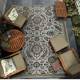 thumbnail image 7 of Couristan Dolce Flora Vines Indoor/ Outdoor Area Rug, Beige-Multi, 2'3" x 3'11", 7 of 7