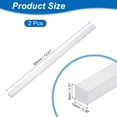 thumbnail image 2 of Uxcell Square 6063 Aluminum Flat Bar, 2Pack 5/16" Thickness 3/8" Width 12" Length, 2 of 7