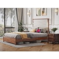 thumbnail image 6 of Queen Size Bed Frame with Charging & LED Lights|No Box Spring Needed|Sturdy Wood, 6 of 11