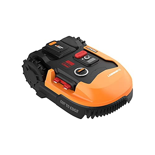 Worx Landroid M 20V Robotic Lawn Mower 1 4 Acre 10 890 Sq. Ft Power Share WR147 Battery Charger Included Walmart