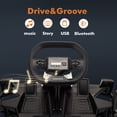 thumbnail image 5 of Go kart for Kids Ages 6 12, 24V Electric Drift Kart Ride on with 300W Motors, 360° Drift, 8.5 MPH, Adjustable Seat - White, 5 of 6