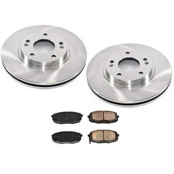 Front Brake Rotors & Ceramic Pads for Kia Forte SX 2.4L 2010-2013