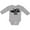 AC-Heather Grey, variant on Inktastic It Was This Big Fishing Humor Boys or Girls Long Sleeve Baby Bodysuit