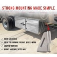 thumbnail image 4 of Aluminum Mounting Brackets for Flatbed and Stepdeck Trailer Toolbox - 18" x 24" Weld-on, Weather Resistant Underbody Truck Tool Box Mounting Kit - 1 Pair, 4 of 17
