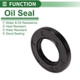 thumbnail image 3 of Anillo de sello de aceite universal Unique Bargains TG4 Lip Seal 35x62x8mm Caucho NBR negro de alta presión 5 Pcs, 3 of 7