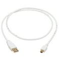 thumbnail image 4 of Tripp Lite U030AB-003-WH 3 ft. Safe-IT USB-A to USB Mini-B Male to Male Antibacterial Cable, White, 4 of 5
