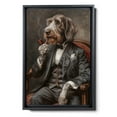 thumbnail image 2 of Hudo Spinone Italiano Painting Gentleman Style on Canvas, Spinone Italiano Vintage Costume Style Animals Posters For Home Decorations, Living Room, Bathroom Decor, 2 of 5