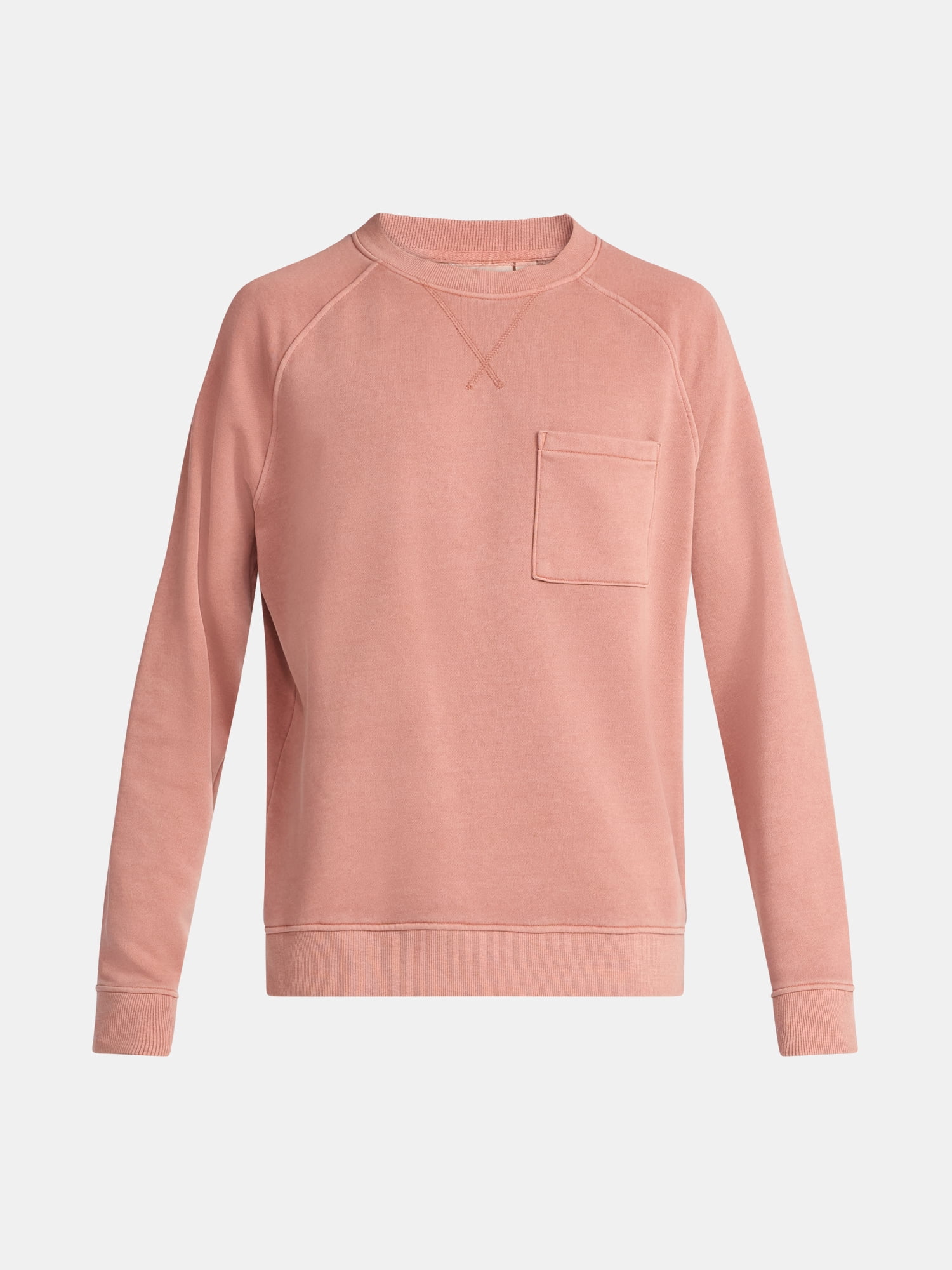 No Boundaries Crewneck Sweatshirt with Long Sleeves, Men's & Big Men's