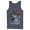 Navy Blue, variant on Men's Batman Joker Vintage Card  Tank Top Navy Blue Small