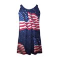 thumbnail image 5 of SMihono Robe Maxi Bohème d'Été pour Femmes Grande Taille Robes de Plage Femmes Aguichant Hawaïenne Tropicale Imprimée Sans Manches à Bretelles Robe Mini d'Été Ample Confortable Robe Bohème de Plage Robe Évasée de Plage, 5 of 5
