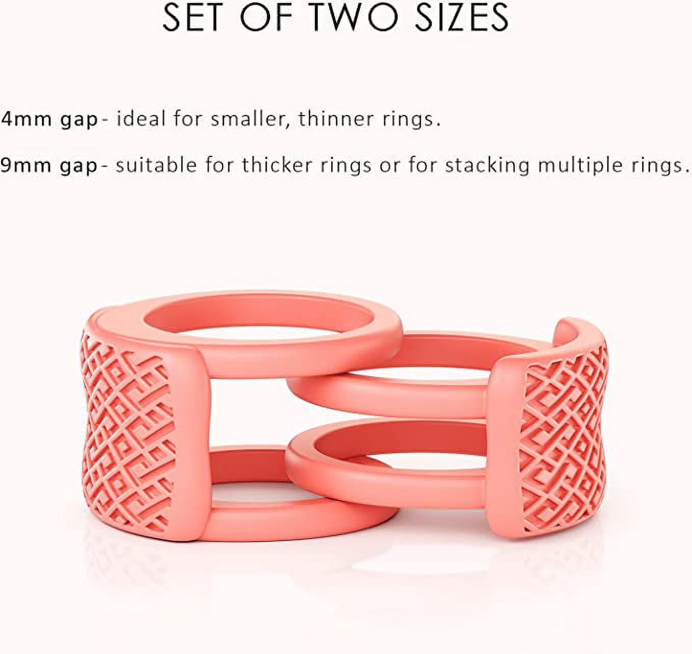 PCJJ Ring Protector for Working Out 4PCS Silicone Ring Guards for Men and  Women Heart-Shaped Wedding Bands Cover Protector