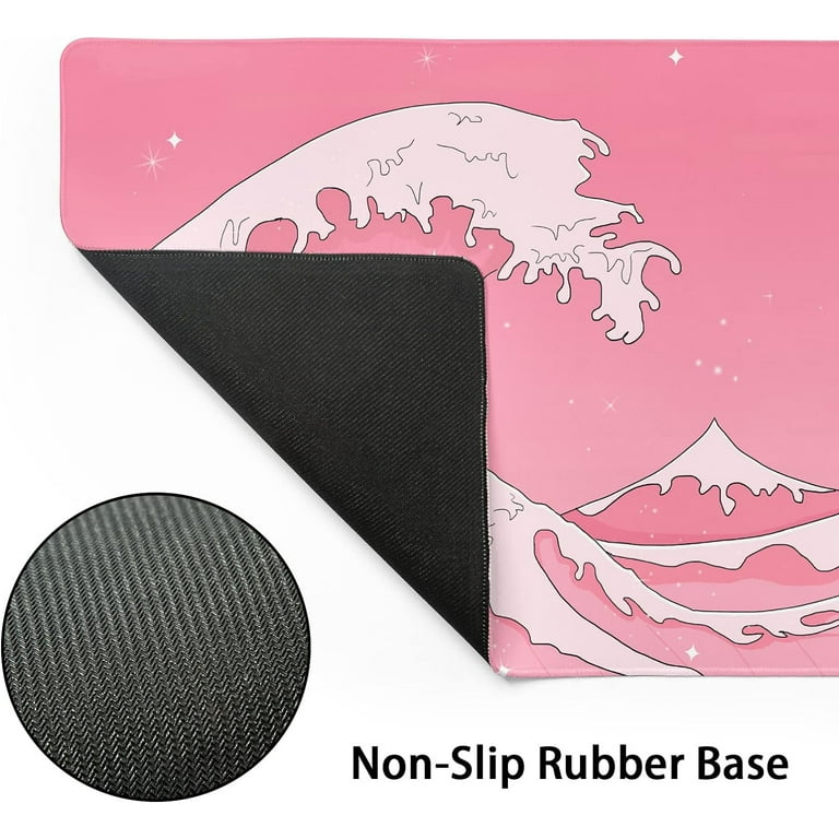 Pink Japanese Anime Gaming Mouse Pad XXL Cute Kawaii