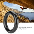 thumbnail image 1 of Anillo tórico de aluminio para rappel de escalada en roca al aire libre de 12 mm 20 kn, anillo tórico de tensión perfecta, conexión para escalada, arbolista,, 1 of 7