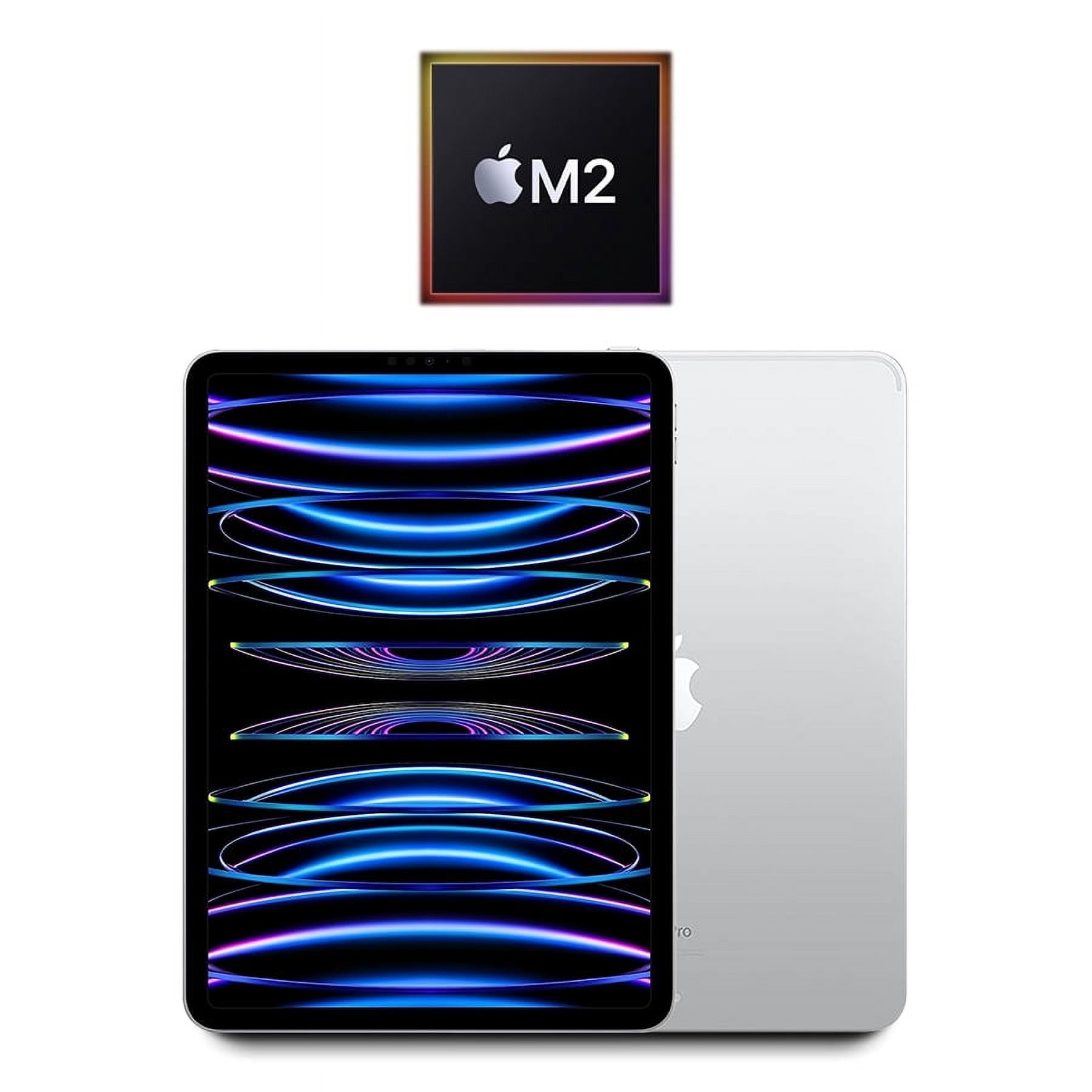 Restored 2022 Apple iPad Pro 6 12.9 12.9" Display 128GB Storage WiFi Only MNXQ3LL/A - Silver (Refurbished)
