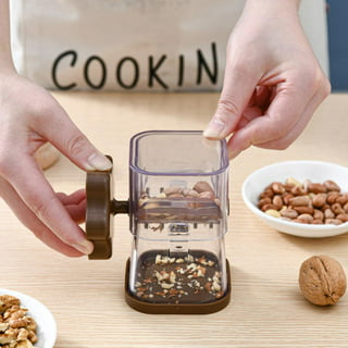 Casewin Nut Chopper Grinder, Manual Nut Grinder Multifunctional Dried Fruit  Crusher Peanut Masher Nut Chopper Peanut Grinding Device for All Nuts