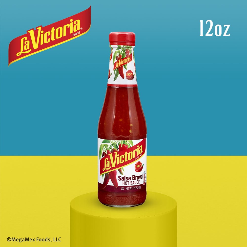 (3 pack) La Victoria Salsa Brava Hot Sauce, 12 Ounce