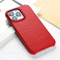 thumbnail image 3 of Funda de piel con grano de lichi para iPhone 16, 14, 15, 13, 11, 12 Pro Max, 13 Mini, XR, X, XS Max, 14 Plus, carcasa trasera, 3 of 5