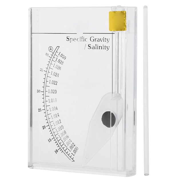 Salinity Tester, Specific Gravity Test Perfectly Test Salinity Meter, Accurate Durable Fish Tank For Aquarium HD-T-H008