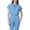 118#Light Blue, variant on Scrubs Sets for Women 2 Pieces Yoga Medical Stretch Wide Leg Jogger Fitted Scrubs for Women Set Light Blue XL