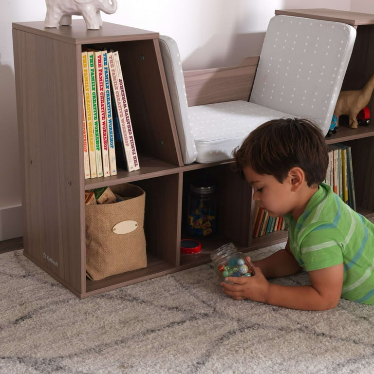 Kidkraft bookshelf with reading nook deals