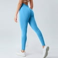 thumbnail image 2 of Xudanell Leggings, High Waisted Soft Pants Compression Workout Athletic Yoga Pants (Blue,L), 2 of 7