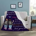 thumbnail image 2 of LHSHID Personalized Blanket to My Bestie from Best Sister Friend I Can't Find a Word to Express How Important You are to Me Perfect for Couch, 2 of 4