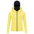 thumbnail image 3 of Chaqueta deportiva de invierno para niños, de color liso, de manga larga, con capucha, informal, con cremallera y bolsillos, de poliéster., 3 of 6