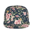 thumbnail image 2 of Haiem Vintage Floral Classic Snapback Cap Flat Bill Hat Baseball Cap Adjustable Size Cotton Dad Hat, 2 of 9