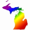 thumbnail image 3 of CafePress - Michigan Gay Pride White T Shirt - Men's Classic Cotton T-Shirts, 3 of 3