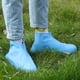 thumbnail image 2 of FELTECHELECTR 2 pares de cubrezapatos impermeables de silicona, resistentes al desgaste y antideslizantes para exteriores, amarillo y azul (talla S), 2 of 4