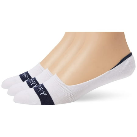 

Sperry Top-Sider Men s Signature Invisible Solid 3 Pair Pack Liner Socks White/Navy Medium/Large(Shoe Size 9.5-13)