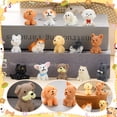 thumbnail image 4 of topjuju 41 Pcs Mini Cat Dog Figurines, Cute Mini Resin Animals, Tiny Miniature Ornament Fairy Garden Accessories for Home Desk Decor, Birthday Party Favors, Car Decor, Wedding, 4 of 7