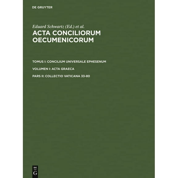 Collectio Vaticana 33-80, (Hardcover)