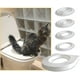 thumbnail image 1 of Asiento de inodoro para gatos Sistema de entrenamiento para ir al baño Caja de arena Caja de arena Asiento de inodoro Sistema de entrenamiento para que su gato se acostumbre al baño, 1 of 4