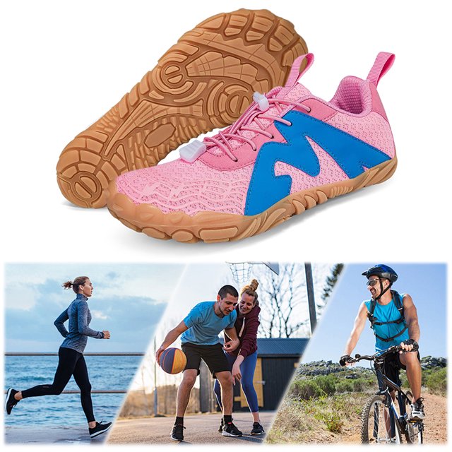 Zapatos Playa Descalzos Unisex Cómodos para Hombres Mujeres (41) Rosa