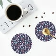 thumbnail image 5 of Disketp Watercolor Marine Animals Funny Coasters,6 Pcs Leather Coasters With Holder, Perfect Housewarming Hostess Gifts,Protect Furniture From Water Marks Scratch And Damage, 5 of 9