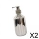 thumbnail image 1 of 2 Botellas Con Bomba, Botella De Champú, Dispensador De Jabón, Botella Para El Hogar, Oficina, Restaurante, Plateado, 1 of 8