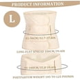 thumbnail image 2 of 2-in-1 Postpartum Belly Band & Pelvis Shaper - Adjustable Abdominal Binder for C-Section Recovery & Pain Relief, Postpartum Wrap Support Belt (XX-Beige), 2 of 7
