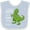 Blue and White, variant on Inktastic T-rex Can't Clap Boys or Girls Baby Bib