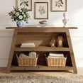 thumbnail image 7 of Solid Wood Console Table, 47.24" Farmhouse Entryway Table with Storage Shelves, 3-Tier Sofa Table Behind the Couch for Hallway, Living Room, Foyer, Entrance, 7 of 7