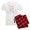 With Red Plaid Pant, variant on CafePress - Pour Some Gravy On Me Men's Light Pajamas - Men's Light Loose Fit Cotton Pajama Set