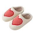 thumbnail image 3 of Aayomet House Slippers Indoor and Outdoor Women Open Toe Fluffy Cute Print Slippers,RD2 39, 3 of 5