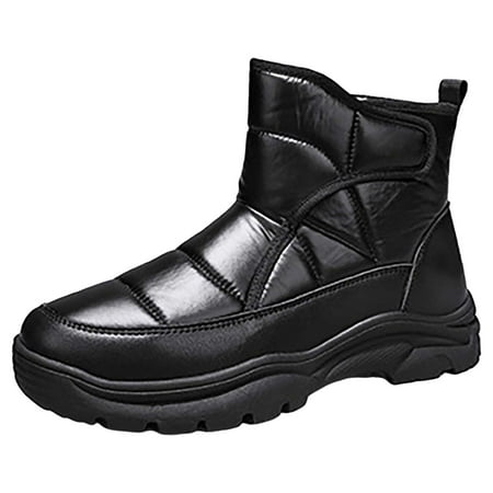 

NOKIO Men S Snow Trail Anti-Slip Shoes Men S Snow Boots Men S High Top Snow Boots Fashion Casual Trainers Breathable Flat Casual Shoes Winter Padded Warm Men S Boots Men S Winter Fashion Boots